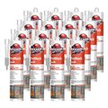 Krakenbond Krakenbond Fire Block Acrylic Caulk for Stone, Concrete, Cement, Heat Resistant, Paintable, 10.1 oz, White, 12PK KR1201FRS-12